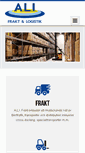 Mobile Screenshot of alifrakt.se